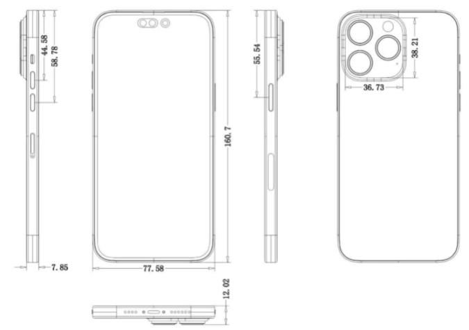 iPhone 14 Pro Max「设计图」曝光：镜头更厚更突出
