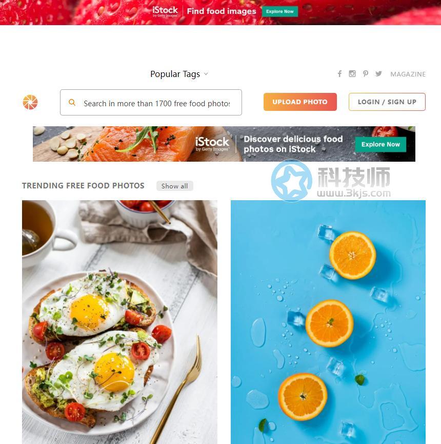 foodiesfeed - 食物图片素材网站